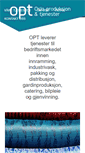 Mobile Screenshot of opt.no